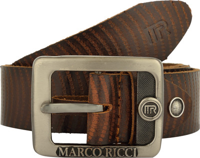 

MARCO RICCI Men Casual Brown Genuine Leather Belt