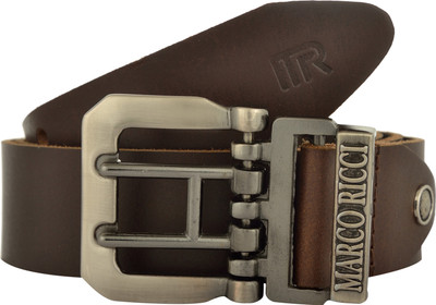 

MARCO RICCI Men Casual Brown Genuine Leather Belt
