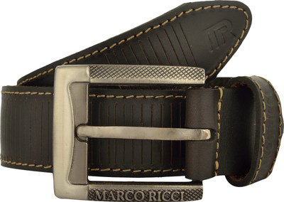 

MARCO RICCI Men Casual Black Genuine Leather Belt