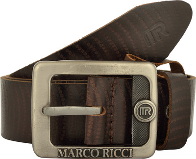 

MARCO RICCI Men Casual Black Genuine Leather Belt