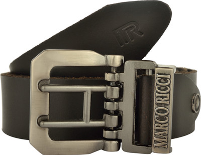 

MARCO RICCI Men Casual Black Genuine Leather Belt