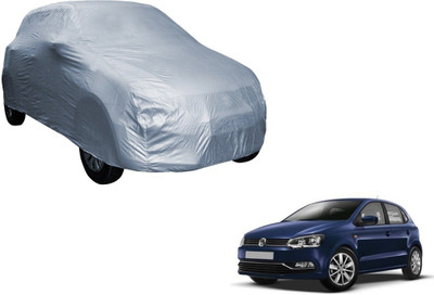 MOCKHE Car Cover For Volkswagen Polo (Without Mirror Pockets)(Silver)