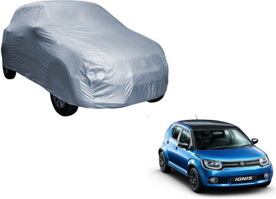 MOCKHE Car Cover For Maruti Suzuki Ignis (Without Mirror Pockets)(Silver)