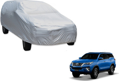 MOCKHE Car Cover For Toyota Fortuner (Without Mirror Pockets)(Silver)