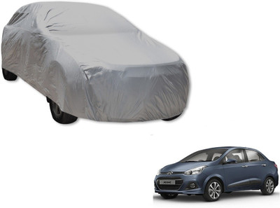 MOCKHE Car Cover For Hyundai Xcent (Without Mirror Pockets)(Silver)