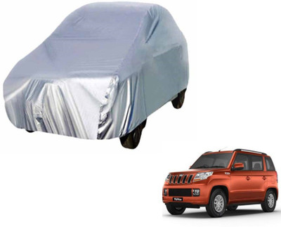 MOCKHE Car Cover For Mahindra TUV300 (Without Mirror Pockets)(Silver)