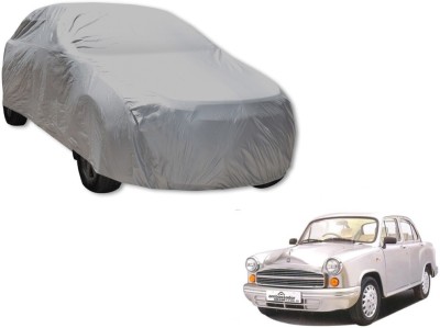 MOCKHE Car Cover For HM Ambassador (Without Mirror Pockets)(Silver)