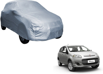 MOCKHE Car Cover For Fiat Palio (Without Mirror Pockets)(Silver)