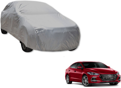 MOCKHE Car Cover For Hyundai Elantra (Without Mirror Pockets)(Silver)