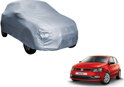 MOCKHE Car Cover For Volkswagen Polo GT (Without Mirror Pockets)(Silver)