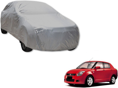 MOCKHE Car Cover For Maruti Suzuki Swift Dzire (Without Mirror Pockets)(Silver)