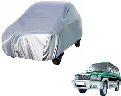 MOCKHE Car Cover For Toyota Qualis (Without Mirror Pockets)(Silver)