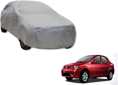 MOCKHE Car Cover For Mahindra Logan (Without Mirror Pockets)(Silver)