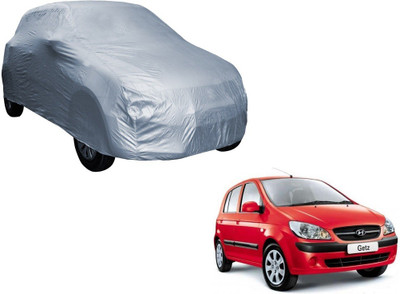 MOCKHE Car Cover For Hyundai Getz (Without Mirror Pockets)(Silver)