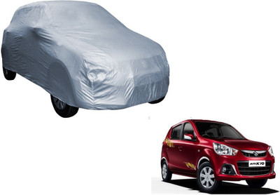 MOCKHE Car Cover For Maruti Suzuki Alto K10 (Without Mirror Pockets)(Silver)