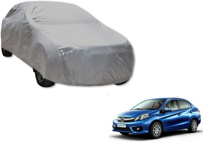 MOCKHE Car Cover For Honda Amaze (Without Mirror Pockets)(Silver)