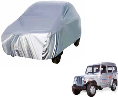 MOCKHE Car Cover For Mahindra Marshal (Without Mirror Pockets)(Silver)