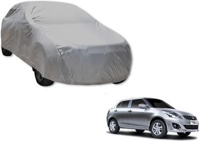 MOCKHE Car Cover For Maruti Suzuki Swift Dzire (Without Mirror Pockets)(Silver)