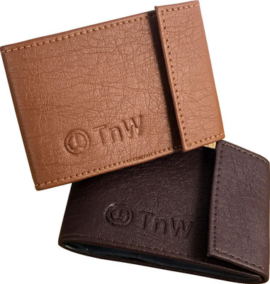 

TnW 15 Card Holder(Set of 2, Brown)