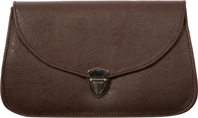 

EDGEKART Casual Brown Clutch