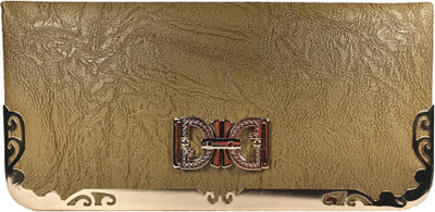 

Bizarre Vogue Party Khaki Clutch