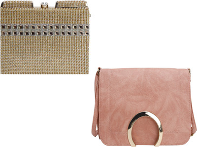 

zuberi couture Casual Gold Clutch