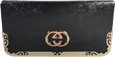 

Bizarre Vogue Party Black Clutch