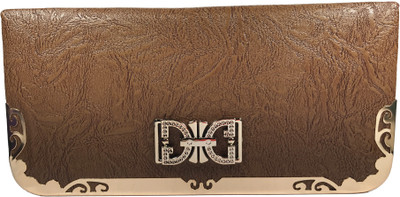

Bizarre Vogue Party Brown Clutch