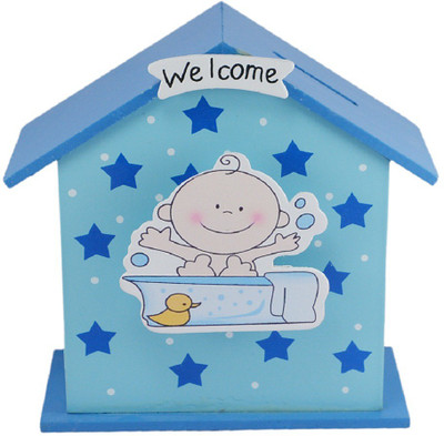

Saamarth Impex SI-4431 Coin Bank(Blue)