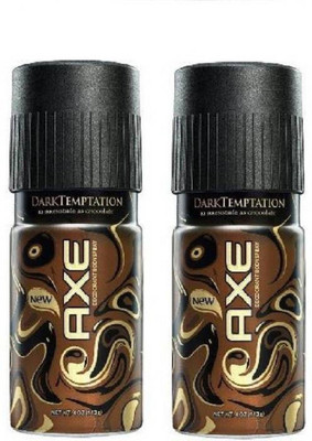 

AXE AXE- DARK TEMPTETAION Deodorant Spray - For Men(150 ml, Pack of 2)