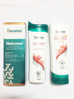 

Himalaya dryness defense protin shampoo, conditioner, hair zone(Set of)