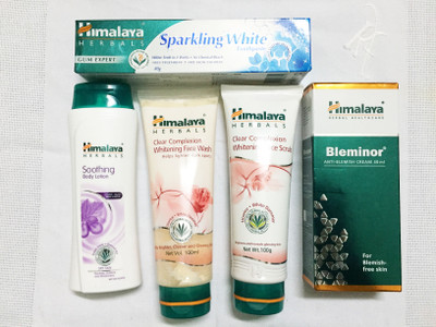 

Himalaya Soothing Boy Lotion, Bleminor Anti Blemish Cream, Clear Complexion whitening face wash, Clear Complexion whitening face Scrub, Toothpaste(Set of)