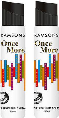 

Ramsons Once More Body Spray - For Men & Women(240 ml, Pack of 2)
