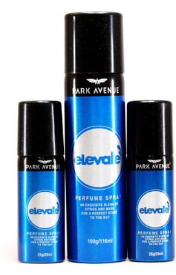 

Park Avenue Elevate Combo Pack - 150g - 3pcs Pack Deodorant Spray - For Men(150 g, Pack of 3)
