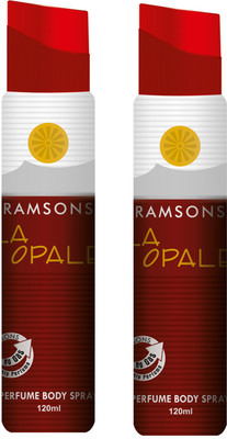 

Ramsons LA Opale Body Spray - For Men & Women(240 ml, Pack of 2)