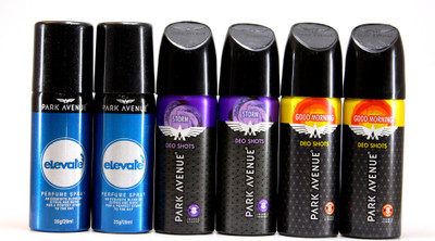 

Park Avenue Elevate, Storm and Good Morning Mini Deodorants - 6 Pcs Pack Deodorant Spray - For Men(158 g, Pack of 6)