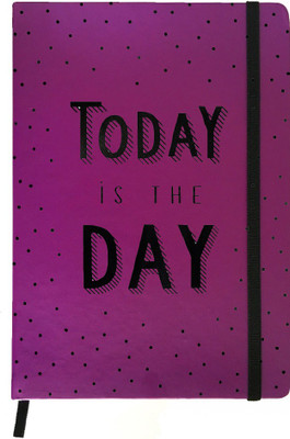 

Hamee A5 Notebook(Designer Printed PU Leather Undated A5 Notebook Planner, Purple)