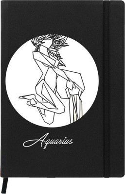 

Hamee A5 Notebook(Designer Printed PU Leather Undated A5 Notebook Planner, Black)