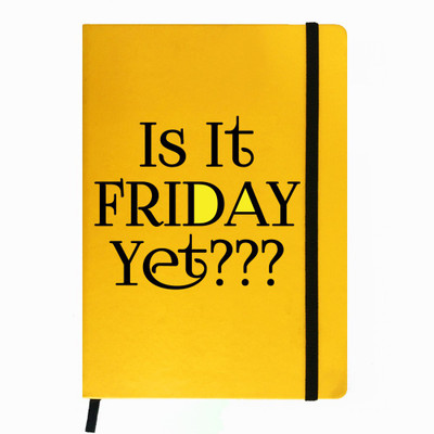 

Hamee A5 Notebook(Designer Printed PU Leather Undated A5 Notebook Planner, Yellow)