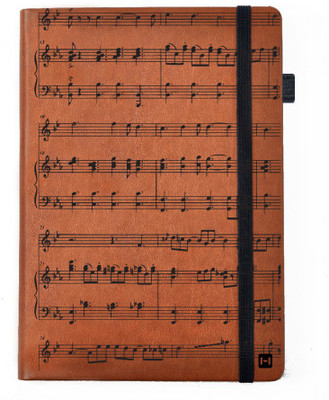 

Hamee A5 Notebook(Designer Printed PU Leather Undated A5 Notebook Planner, Tan)