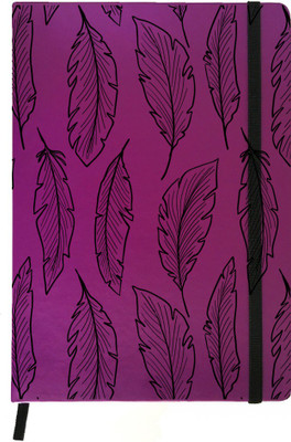 

Hamee A5 Notebook(Designer Printed PU Leather Undated A5 Notebook Planner, Purple)
