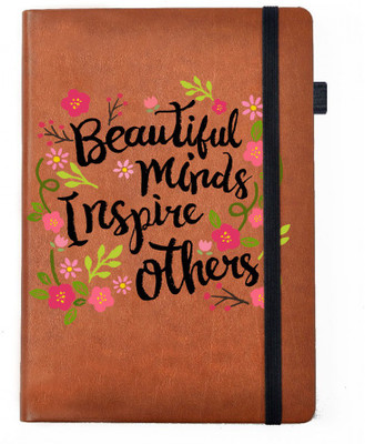 

Hamee A5 Notebook(Designer Printed PU Leather Undated A5 Notebook Planner, Tan)