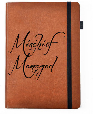 

Hamee A5 Notebook(Designer Printed PU Leather Undated A5 Notebook Planner, Tan)