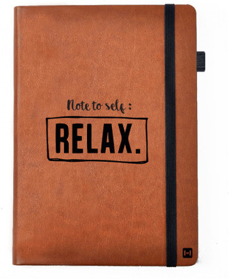 

Hamee A5 Notebook(Designer Printed PU Leather Undated A5 Notebook Planner, Tan)