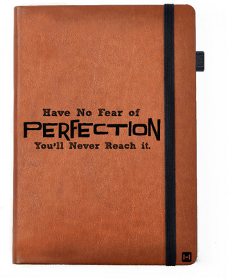 Hamee A5 Notebook(Designer Printed PU Leather Undated A5 Notebook Planner, Tan)