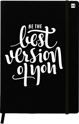 

Hamee A5 Notebook(Designer Printed PU Leather Undated A5 Notebook Planner, Black)