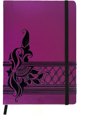 

Hamee A5 Notebook(Designer Printed PU Leather Undated A5 Notebook Planner, Purple)