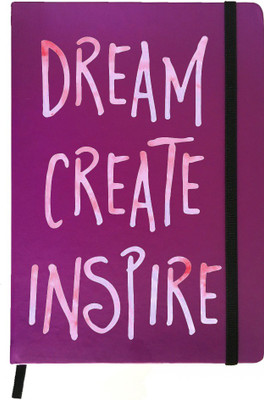 

Hamee A5 Notebook(Designer Printed PU Leather Undated A5 Notebook Planner, Purple)