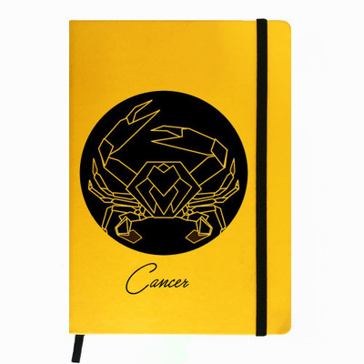 

Hamee A5 Notebook(Designer Printed PU Leather Undated A5 Notebook Planner, Yellow)