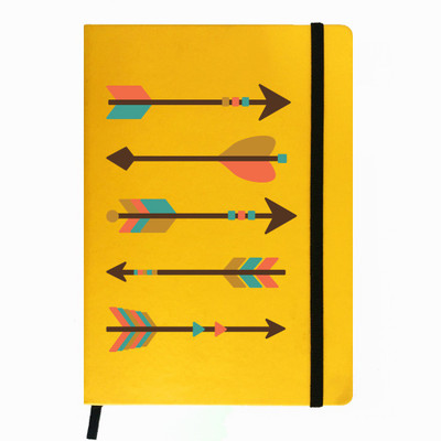 

Hamee A5 Notebook(Designer Printed PU Leather Undated A5 Notebook Planner, Yellow)
